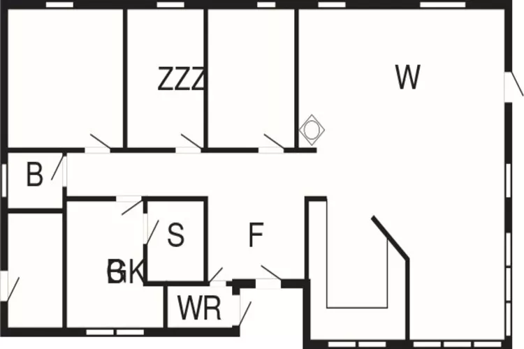 8 Personen Ferienhaus in Blokhus-By Traum-Grundriss