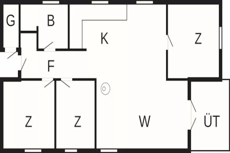6 Personen Ferienhaus in Løkken-By Traum-Grundriss