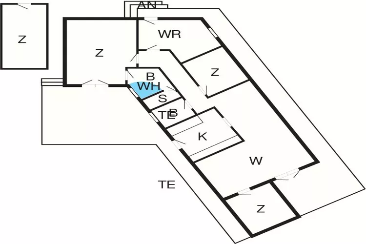 Exciting Cottage by the Sea - By Traum Ferienwohnungen-Floor plan