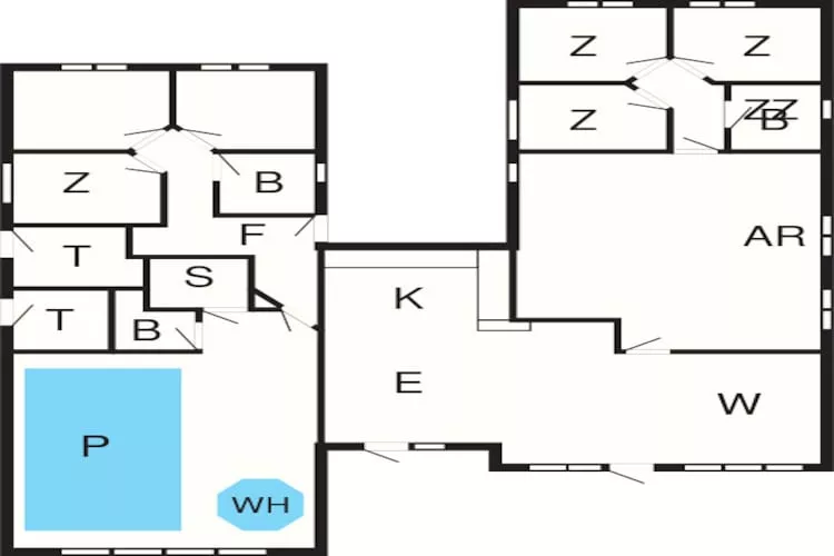Luxury Pool Villa in Vejby - By Traum Ferienwohnungen-Floor plan