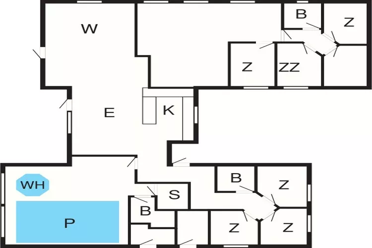 20 person holiday home in Væggerløse-Floor plan