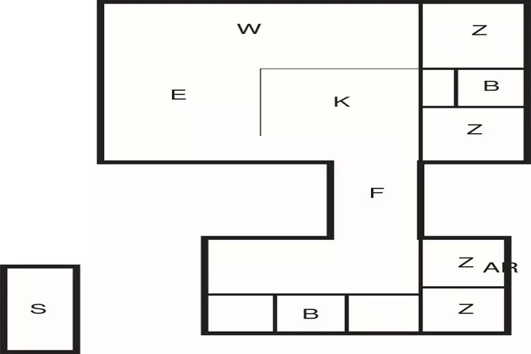 8 person holiday home in Løkken-By Traum-Floor plan
