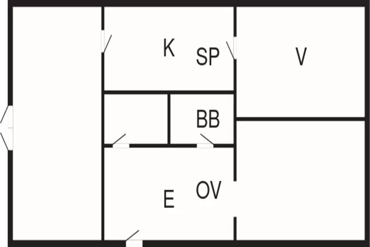 Maison de vacances pour 4 a Rudkøbing-By Traum-Plan