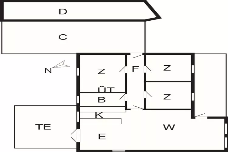 Maison de vacances pour 6 a Ulfborg-By Traum-Plan