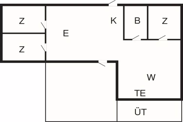 8 person holiday home in Rønde-By Traum-Floor plan