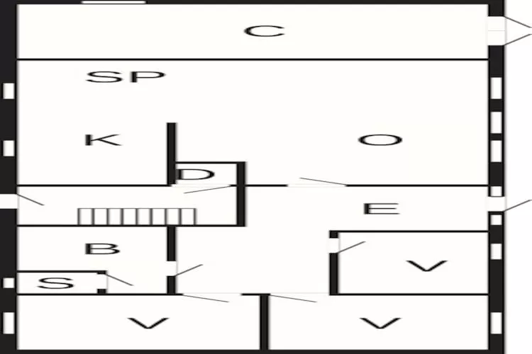 6 person holiday home in Halsanaustan-By Traum-Floor plan