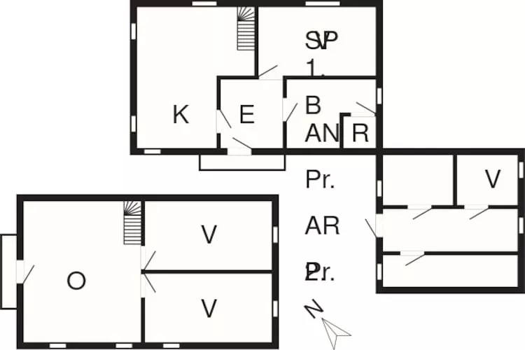 Maison de vacances pour 10 a Roslev-By Traum-Plan
