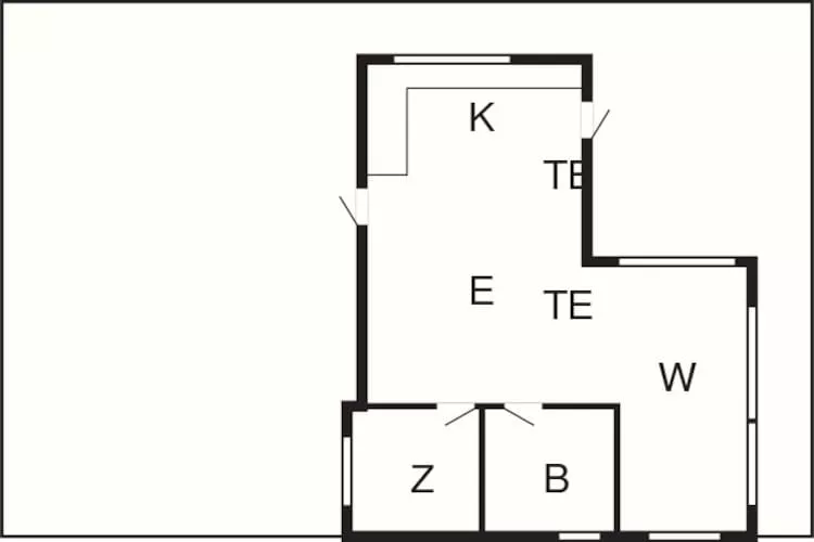 Maison de vacances pour 4 a Aabenraa-By Traum-Plan