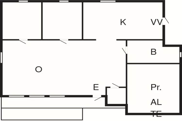 5 person holiday home in TRÄSLÖVSLÄGE-By Traum-Floor plan