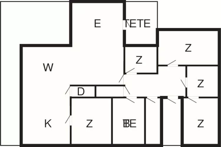 12 person holiday home in Skare-By Traum-Floor plan