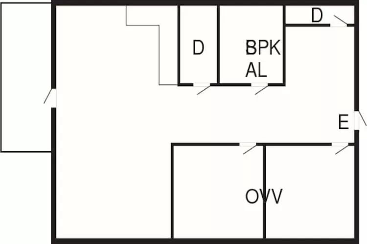 4 person holiday home in Ljungbyhed-By Traum-Floor plan