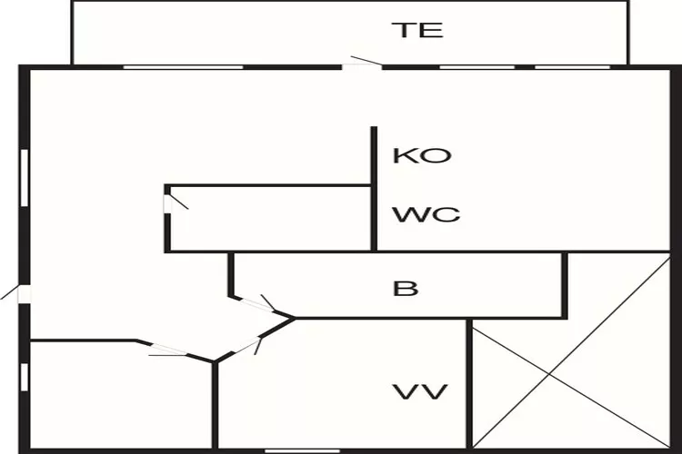 4 person holiday home in MÅLØY-By Traum-Floor plan