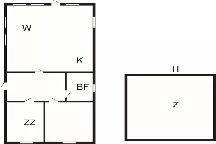 6 person holiday home in MÅLØY-By Traum-Floor plan