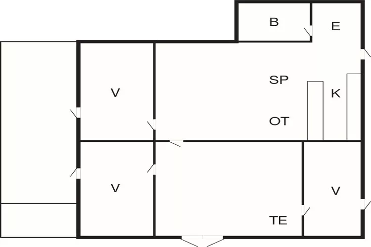 Maison de vacances pour 6 a Gilleleje-By Traum-Plan