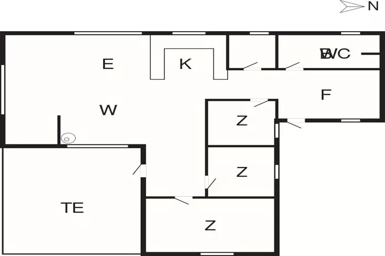 Maison de vacances pour 7 a Ulfborg-By Traum-Plan