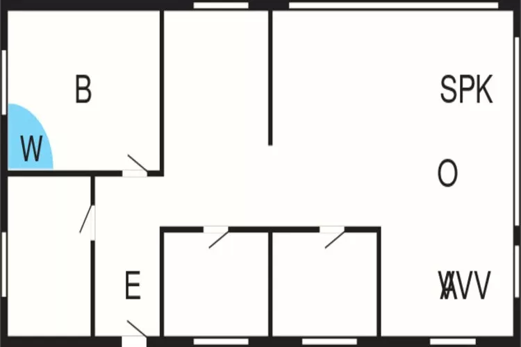 6 person holiday home in Bogense-By Traum-Floor plan