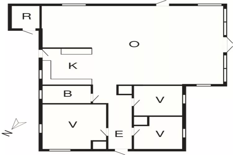 Maison de vacances pour 6 a Hals-By Traum-Plan