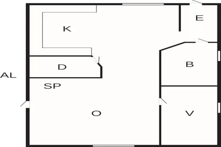 4 Personen Ferienhaus in KROKOM-By Traum-Grundriss