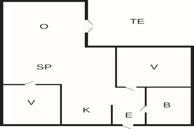 4 person holiday home in HÅCKSVIK-By Traum-Floor plan
