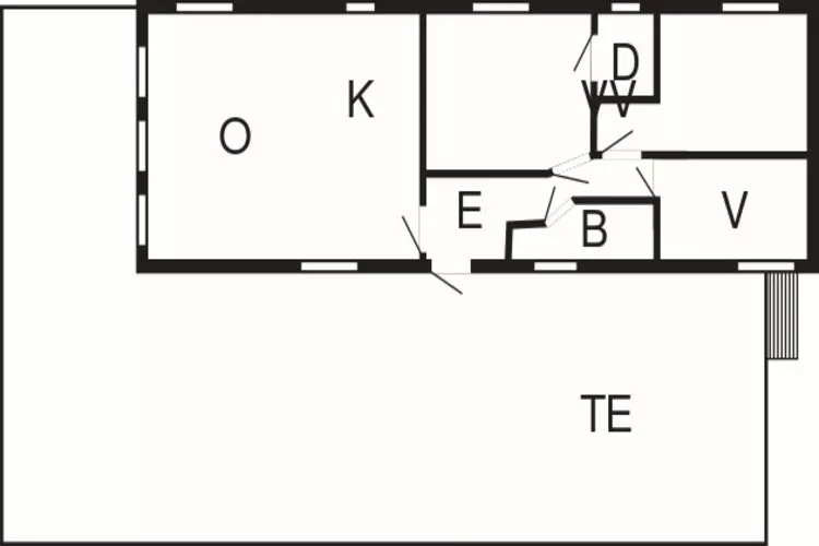 6 person holiday home in Tansøy-By Traum-Floor plan