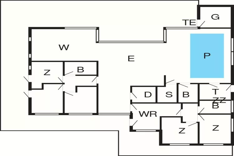 10 person holiday home in Jerup-By Traum-Floor plan