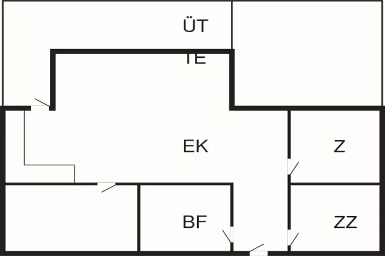 6 person holiday home in Lemvig-By Traum-Floor plan