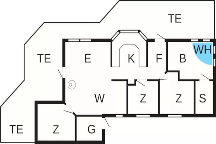 Maison de vacances pour 6 a Farsø-By Traum-Plan