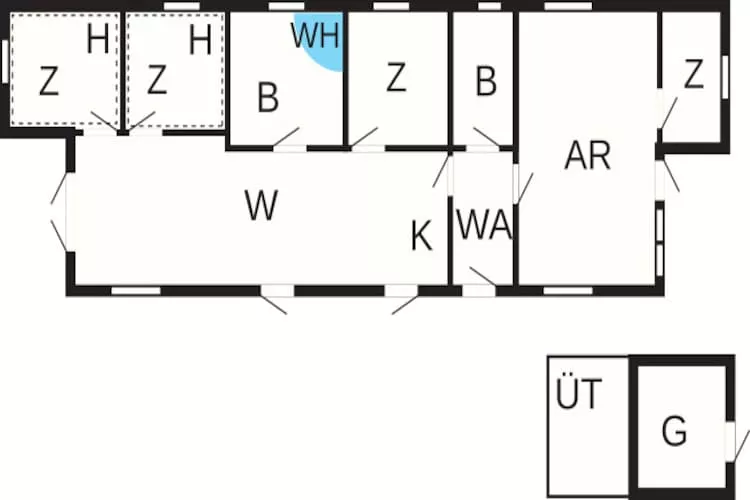 10 person holiday home in Ansager-By Traum-Floor plan