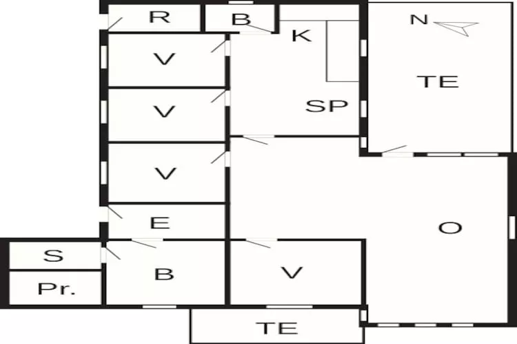 8 person holiday home in Frøstrup-By Traum-Floor plan