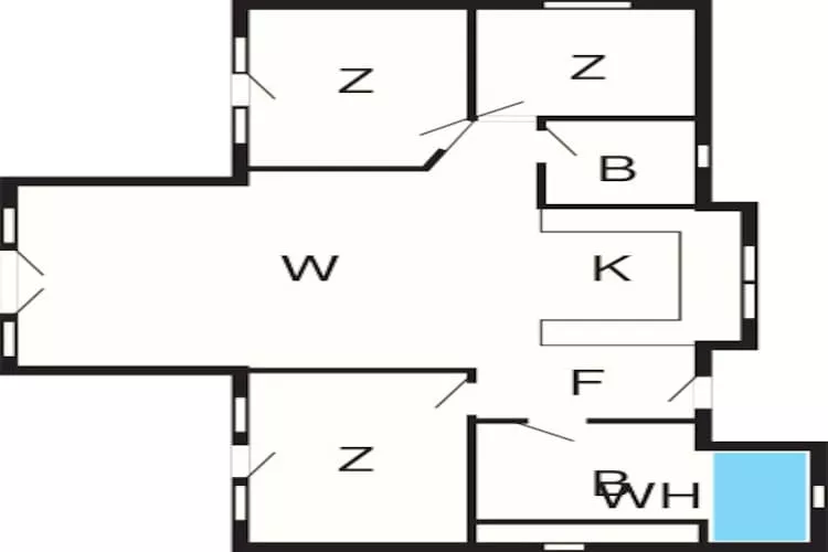 Modern Retreat at Knud Strand - By Traum Ferienwohnungen-Floor plan