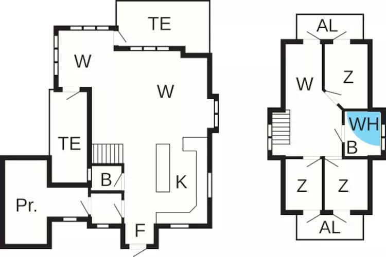 Maison de vacances pour 8 a GLOMMEN-By Traum-Plan d'étage