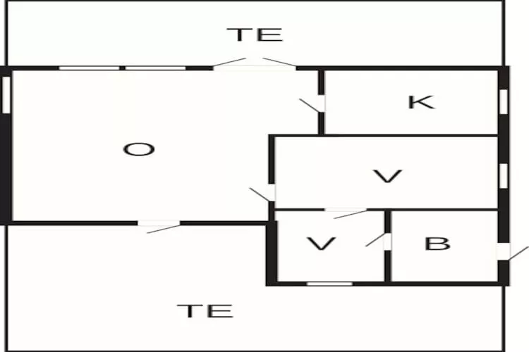 2 person holiday home in Otterup-By Traum-Floor plan
