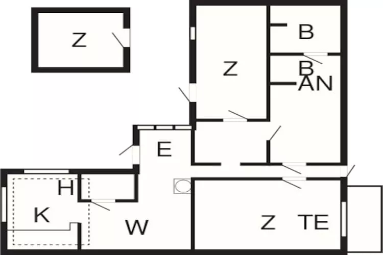 7 Personen Ferienhaus in Kolind-By Traum-Grundriss