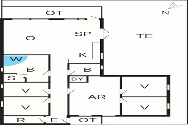 10 person holiday home in Haderslev-By Traum-Floor plan