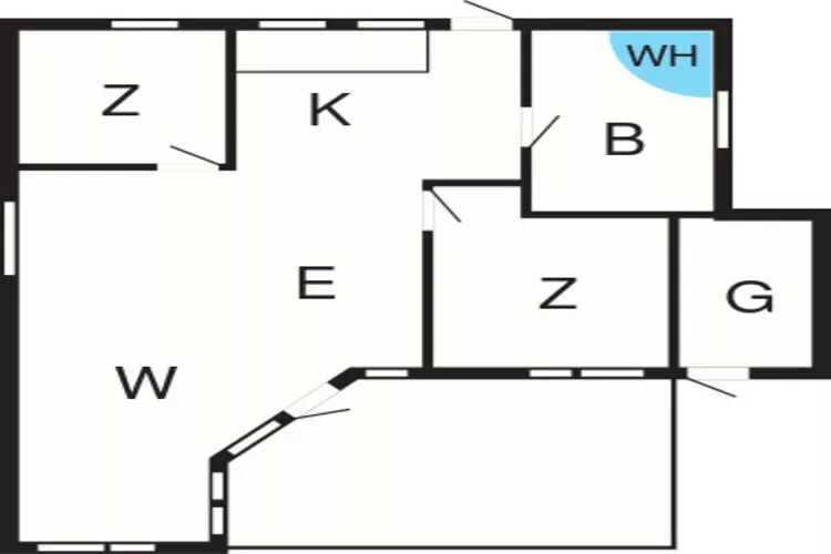 4 person holiday home in Føllenslev-By Traum-Floor plan