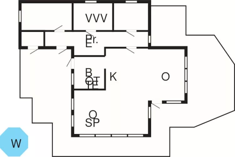 6 person holiday home in Tengelfjord-Floor plan