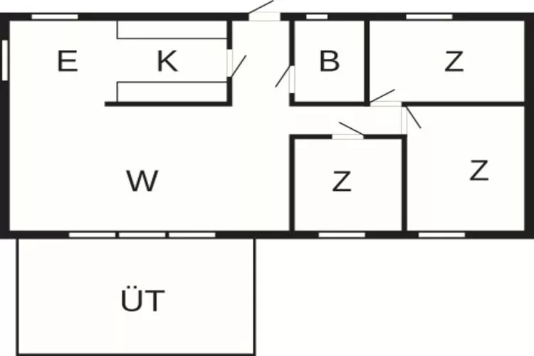 7 person holiday home in Bovallstrand-Floor plan