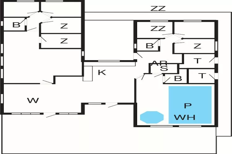 Luxury Pool Retreat Udsholt - By Traum Ferienwohnungen-Floor plan