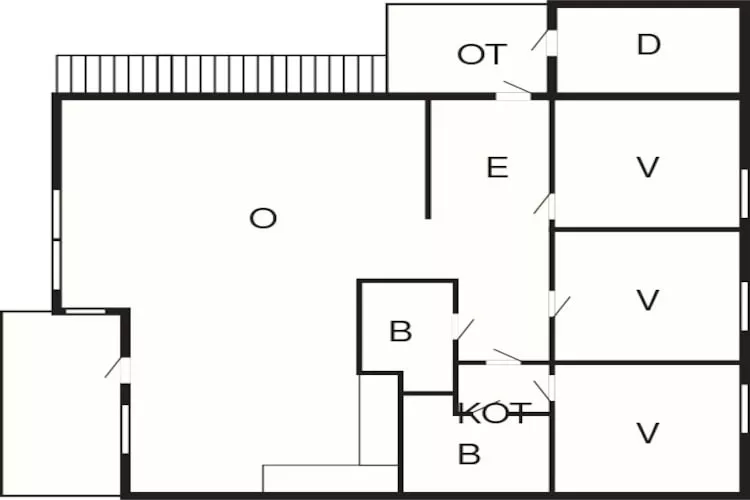 8 person holiday home in skulestadmo-Floor plan