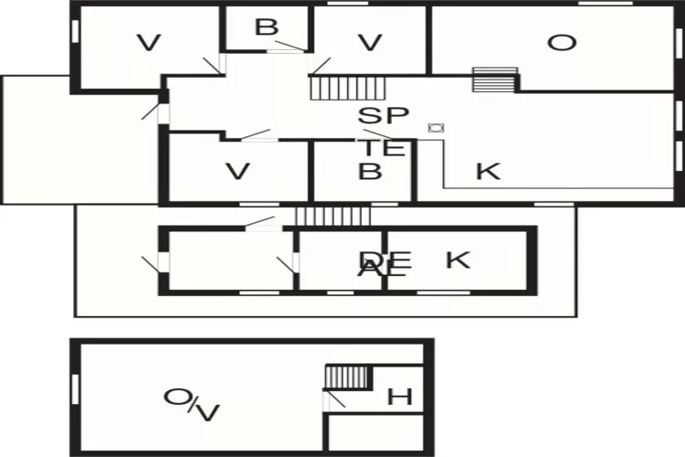 Maison de vacances pour 8 a Lesund-Plan