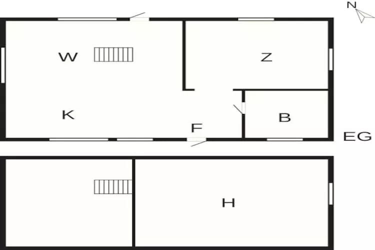 4 person holiday home in STENHAMRA-Floor plan
