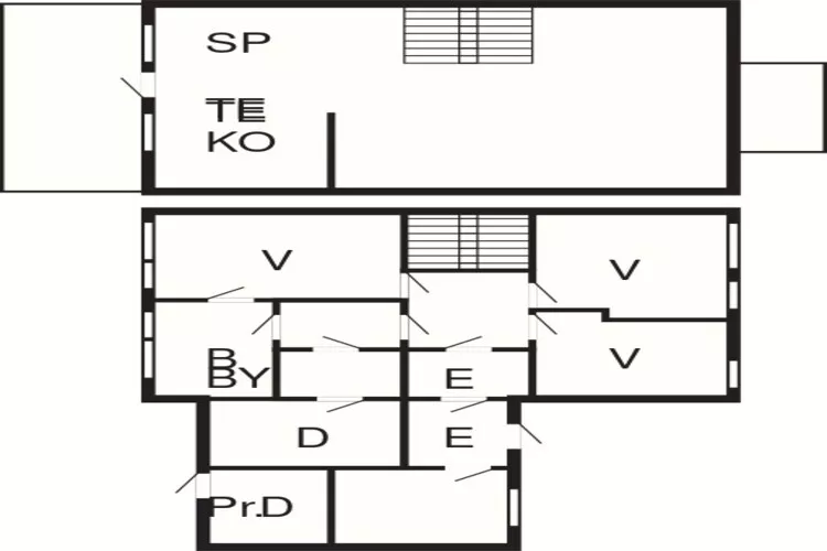 Maison de vacances pour 6 a Svolvær-Plan