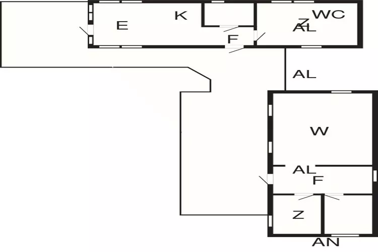 6 person holiday home in Heberg-Floor plan