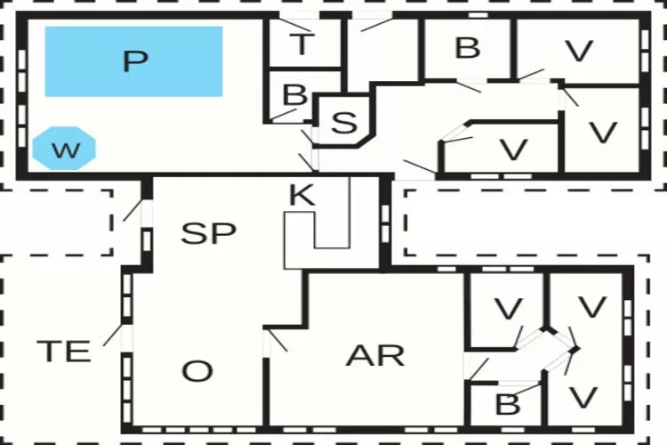 Luxury Pool Villa in Dronningmolle - By Traum Ferienwohnungen-Floor plan