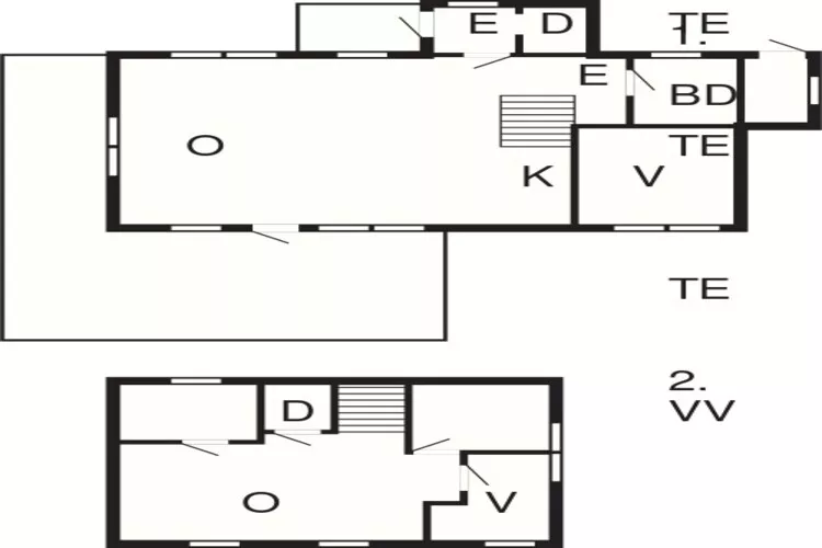 5 person holiday home in GURSKØY-Floor plan