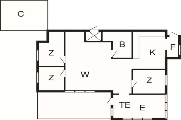 Maison de vacances pour 7 a Hals-By Traum-Plan