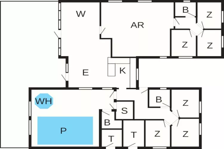 Maison de vacances pour 16 a Vejby