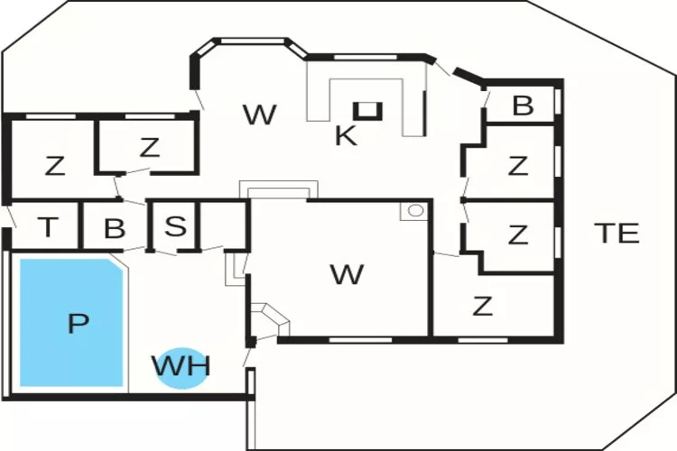 14 person holiday home in Hjørring-By Traum-Floor plan
