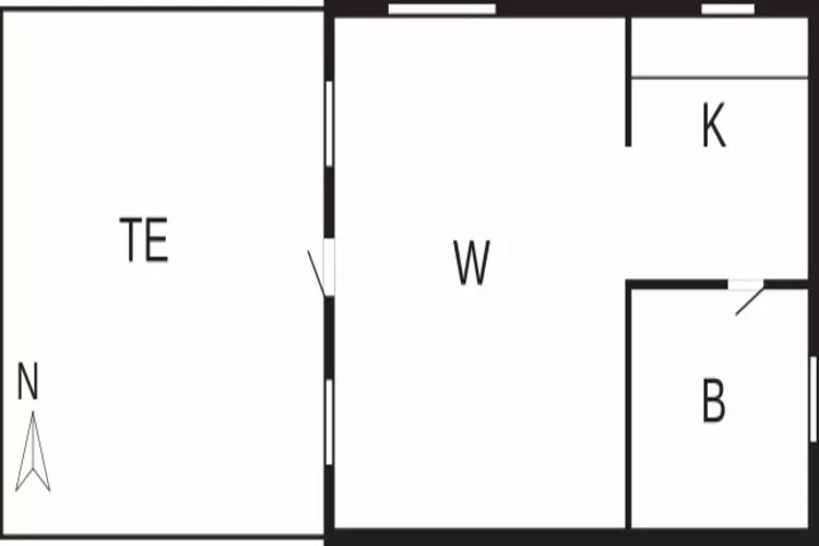 4 person holiday home in Slöinge-Floor plan
