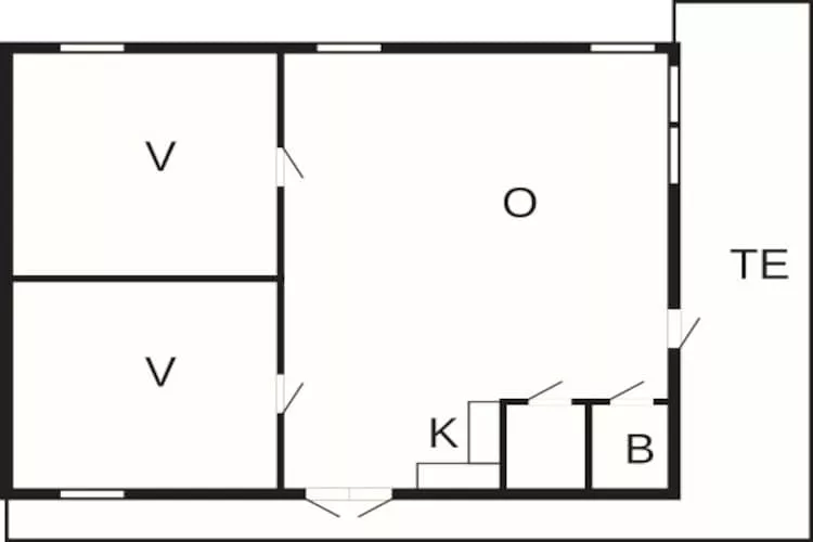 6 Personen Ferienhaus in SÖLVESBORG-Grundriss